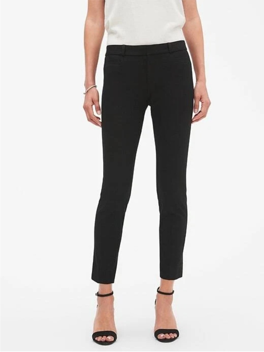 Banana Republic Sloan fit Classic Women's Black Slim Ankle Pants